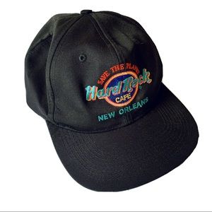 Hard Rock Cafe Snapback Hat “New Orleans” OS Black